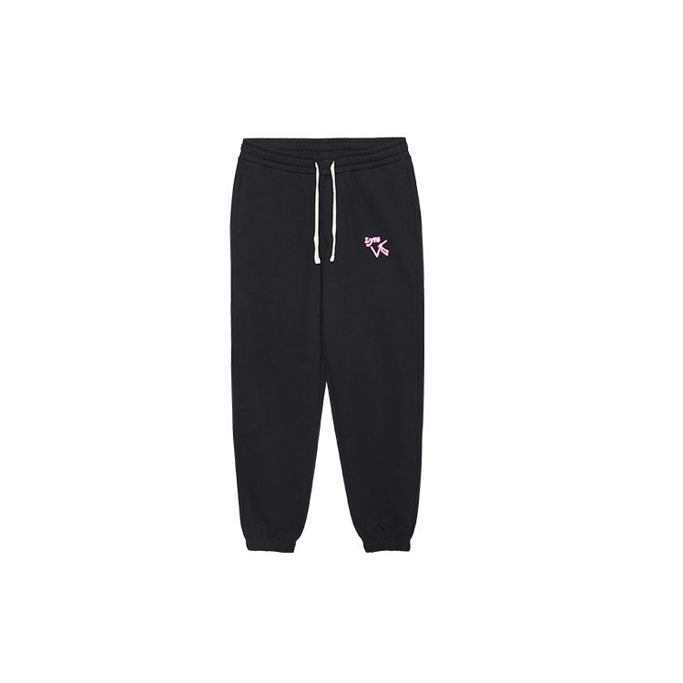 New Era Knitted Sweatpants Unisex Black Moderate Cuffed Pants 13350891