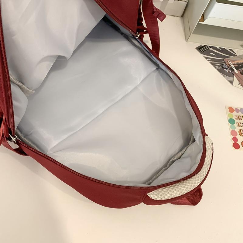 Школьный рюкзак для школьников 3–6 классов, женский рюкзак большой емкости с героями мультфильмов, рюкзак для кампуса с цветными блоками