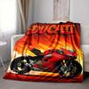 1pc Ducati Motorcycle Blanket Soft All Season Throw with Vibrant Design, Perfect for Home, Travel, and Gifts, Ideal for Naps and Camping