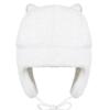 Y2K Fashion Winter Warm Cute White Cat Plush Ear Protection Hat