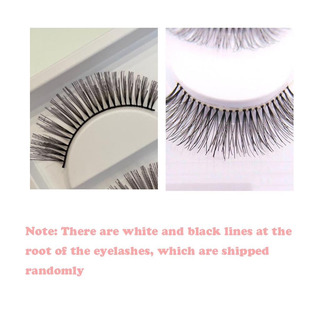 5 Pairs Makeup Natural Cross Black Handmade False Eyelashes Eye Lashes Extension