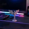Прочные Декоративные Скульптуры Статуя Демона Ангела, 3D-печатные Крылья Матовая Текстура, Узоры Крыльев Устойчивая к Падениям Украшение для Стола Кабинета Прихожей