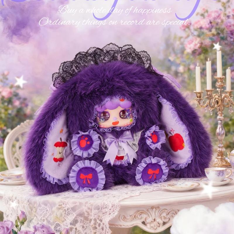 Migo Rose Tea Party 600% Plush Blind Box Mystery Surprise Toy Doll Trendy Decor Birthday Gift Collectible Plush Toy