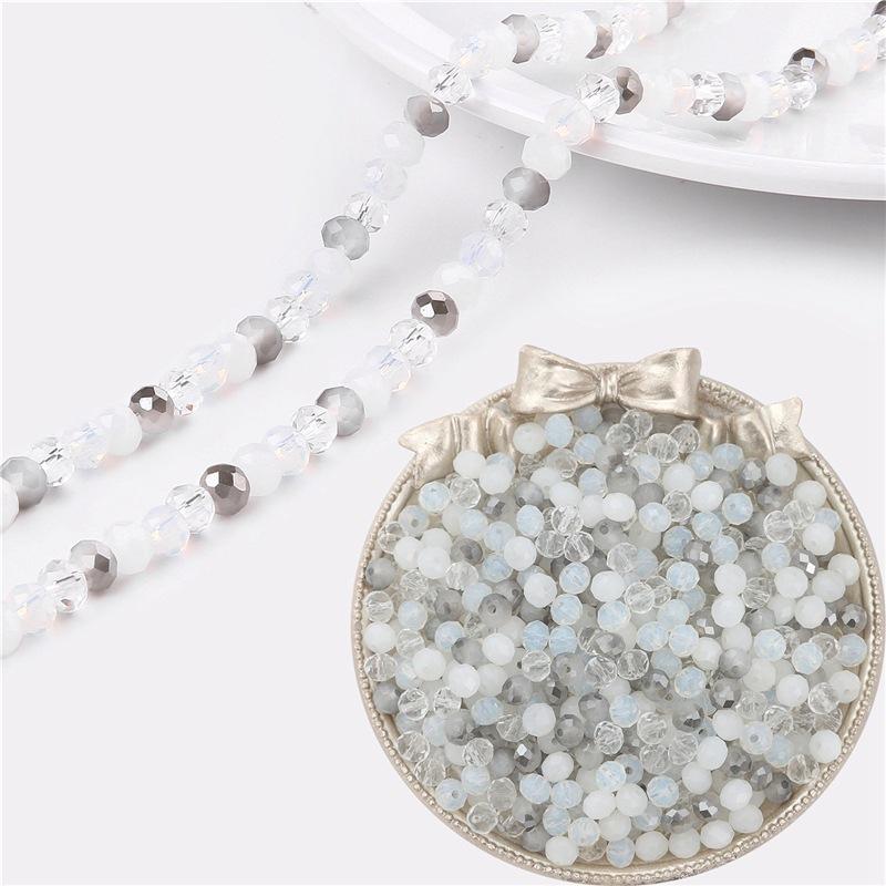 Home Party Supplies For Jewelry Making Beads Faceted Jewelry Accessories Bright DIY 100PCS/Lot Popular Glass Crystal Hot Sale High Quality Rondelle