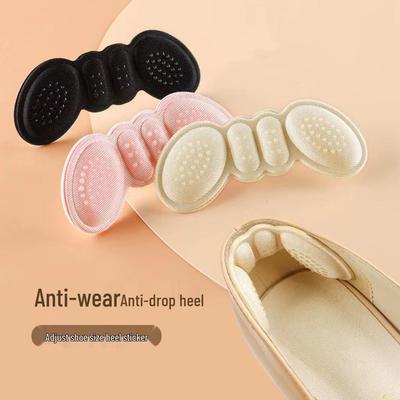Противоизносные наклейки на каблук-бабочку и нескользящая полустелька для туфель на высоком каблуке