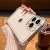 Роскошный акриловый противоударный прозрачный чехол для телефона iPhone 16 15 14 13 12 11 Pro Max X XR XS Plus Bumper Hard Clear Back Cover