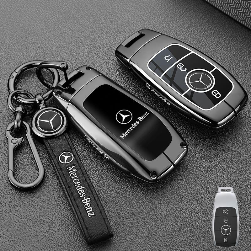 Zinc Alloy Car Key Case Cover for Mercedes Benz A E C CLA CLS G S SL GLB GLC GLA GLS GLE Class W204 W212 SLK SLC AMG Clk EQB EQC tt1