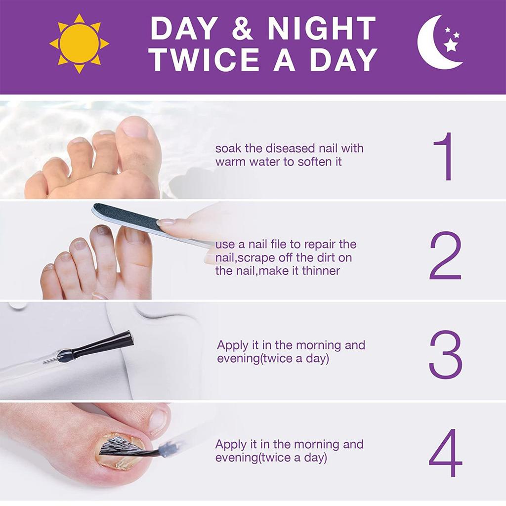 Powerful Nail Serum, Nail Care Fast & Advanced For Healthy Nails & Toenails, 20ml