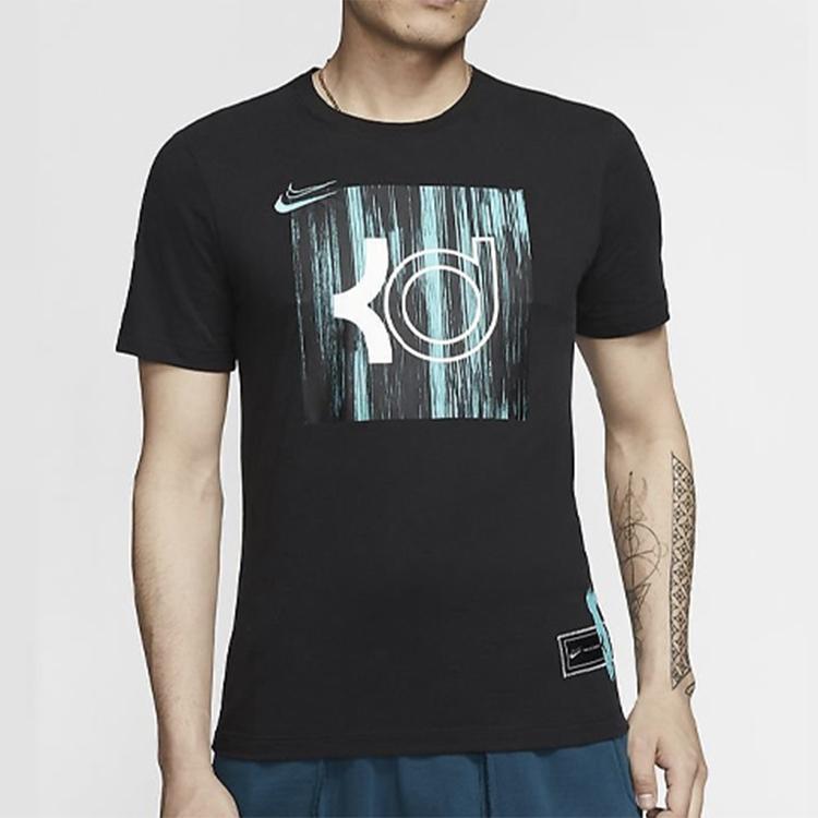 Nike Мужская баскетбольная футболка Dri-FIT с логотипом KD Черная CD1279-010
