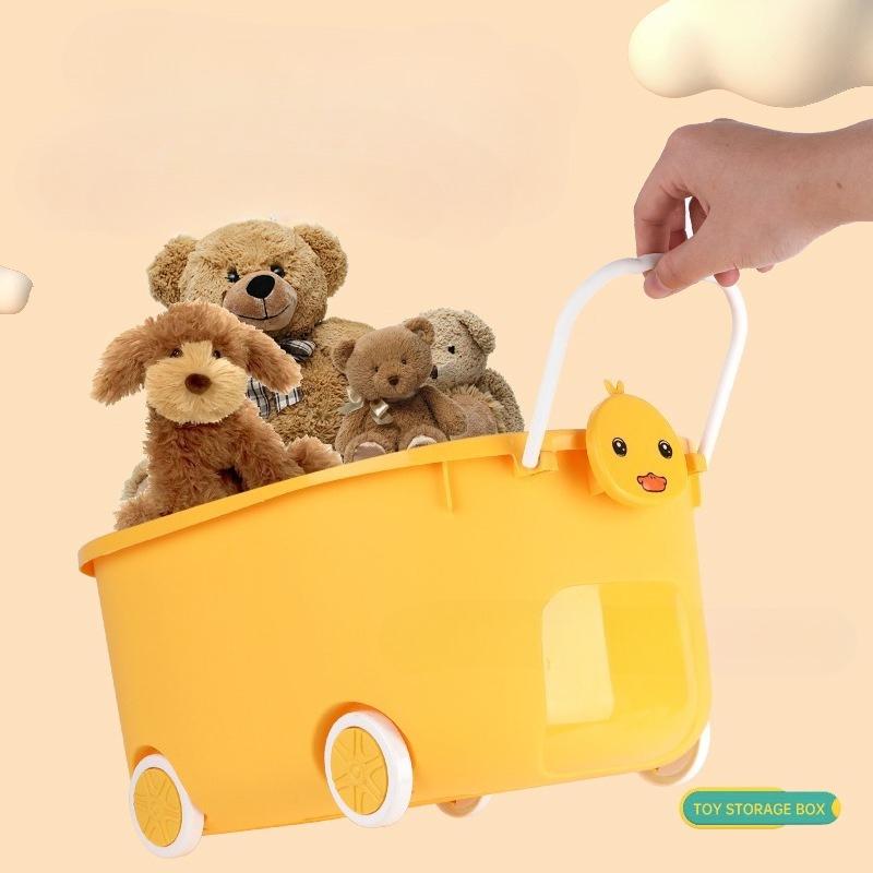Cartoon Toy Storage Box Organizer for Child Home Snack Clothes Storage Box Large Capacity Multifunctional Plastic Storage Boxes