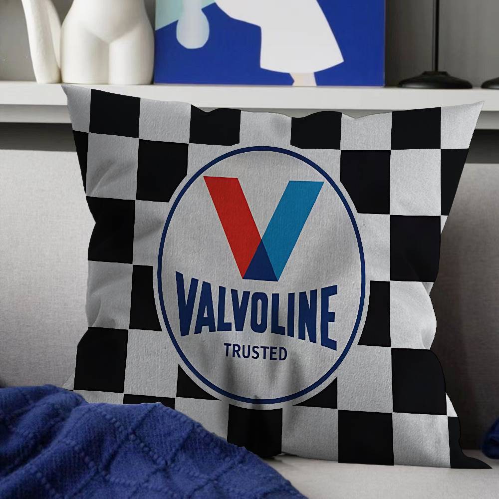 Valvolines Чехол-подушка для двигателя Автомобильная декоративная подушка Чехол для подушки на диван Автомобиль Рождественский подарок xсм xсм