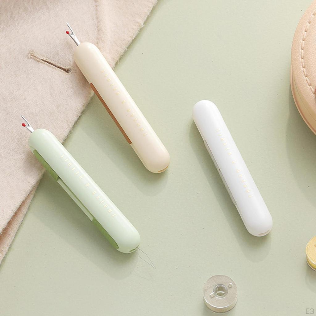 2 Automatic Thread Threader Sewing Undoer Device Portable Easy Clothing Remover for