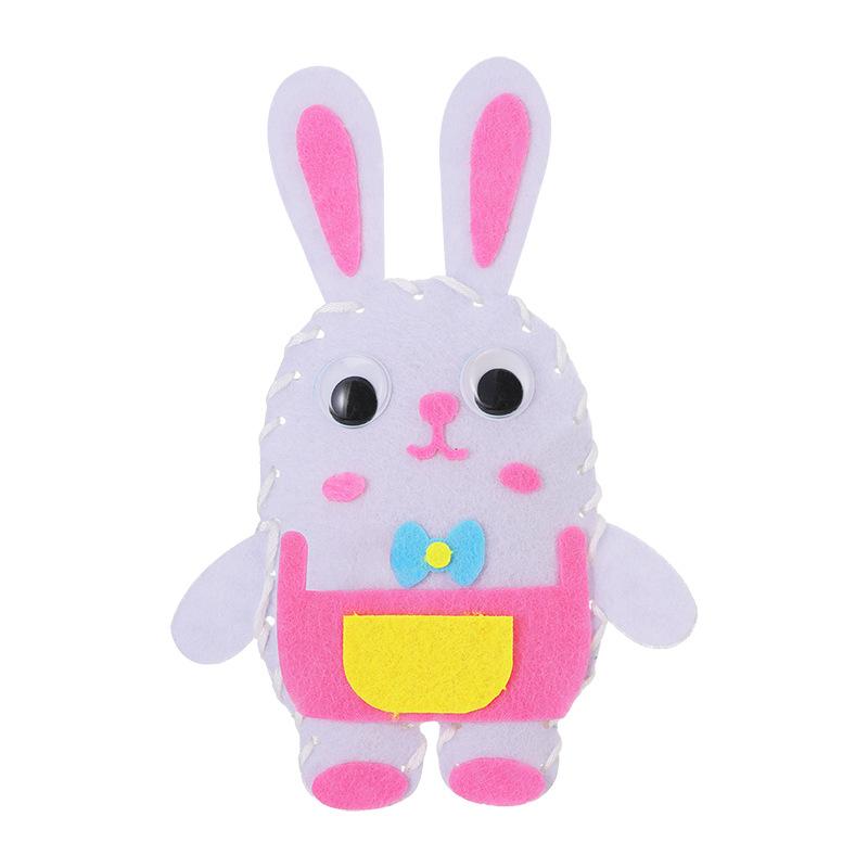 Kids Diy Non Woven Fabric Craft Kit Parent Child Creative Bag For Girls 3 8 Years Old