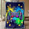 Retro Game Controller Theme blanket Lightweight Warm Flannel Blanket Decorative Throw Blanket for Home Decoration