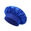Nightcap High Elastic Headscarf Shower Cap Solid Color Hair Care Hat Satin Satin Big Brim