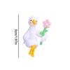Playful 3D Duck Figurine Accessory for Desk Car Dashboard TV Monitor Decors and Gifts