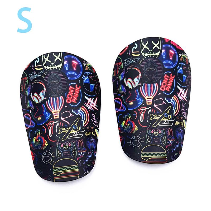 1 пара маленьких мини-щитков для голени из губчатой резины Eva, износостойкие, амортизирующие, футбольные щитки для тренировок по футболу