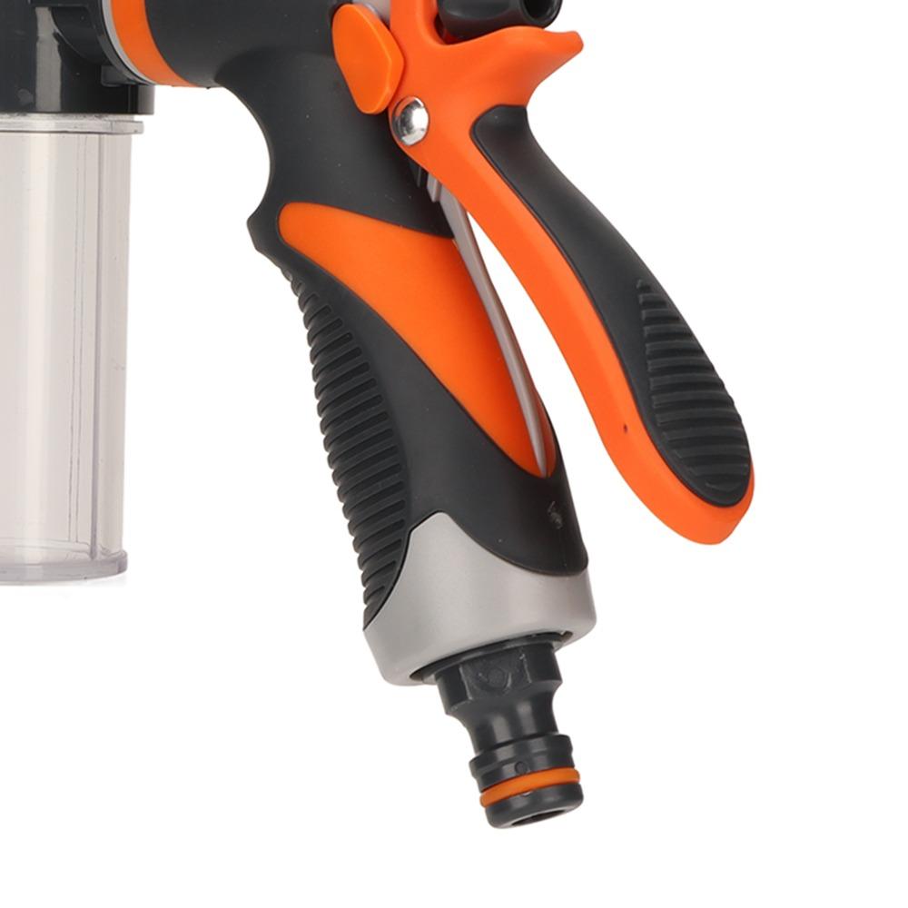 Adjustable Garden Hose Nozzle 8 Modes Hose Sprayer with Soap Dispenser Garden Care