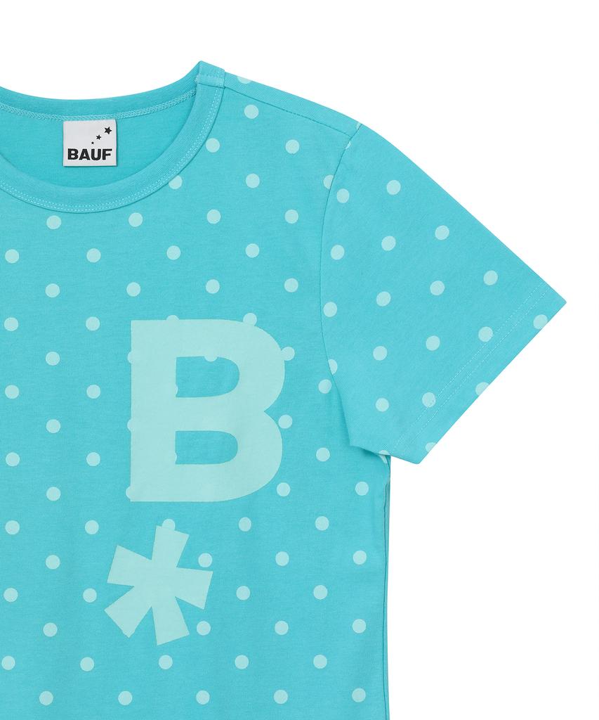 BAUF B Logo Slim Fit T-Shirt [Dot Mint]