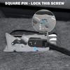 Rear Seat Quick Release for 2009+ F-150 Supercrew 2015+ F-150 Supercab 2017+ F-250/F-350 Back Seat Latch Release (3nd-GEN)
