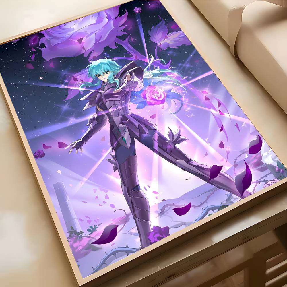 Постер Saint Seiya Высококачественная художественная наклейка Самоклеящаяся водостойкая домашний декор