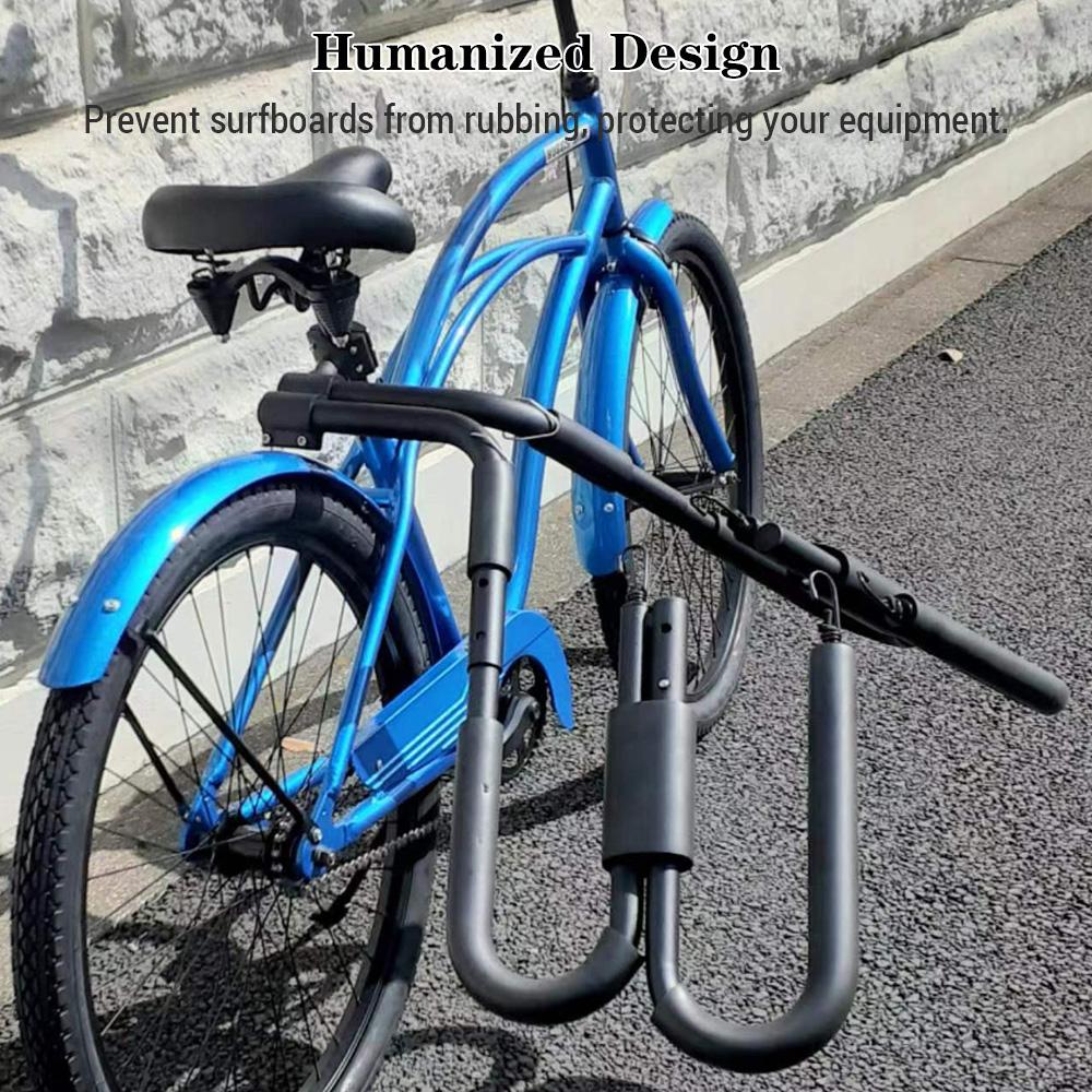 Держатель для велосипедной доски для серфинга, двухбортный портативный регулируемый боковой багажник, стойка для серфинга, вейкборд, ветер