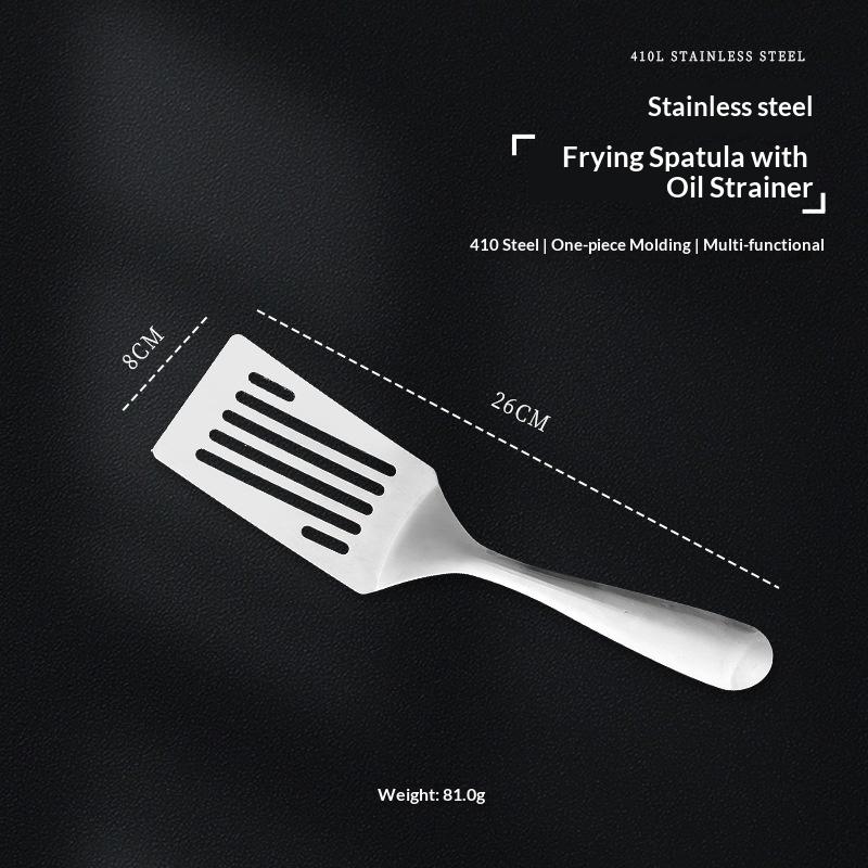 Restaurant home small pan spatula stainless steel flat spatula steak spatula pancake spatula tiramisu spatula teppanyaki spatula