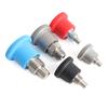 KST218 Нержавеющая/Углеродистая сталь Штифт Трехцветная ручка Без блокировки Индексные плунжеры Крупная резьба Мини-индексный плунжер