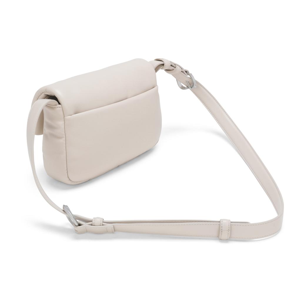 New CHARLES&KEITH PU Shoulder Bag, Small Square Bag, Pillow Bag, Shoulder Bag Women's Dark Brown/Noir Black/Ivory CK2-20271242