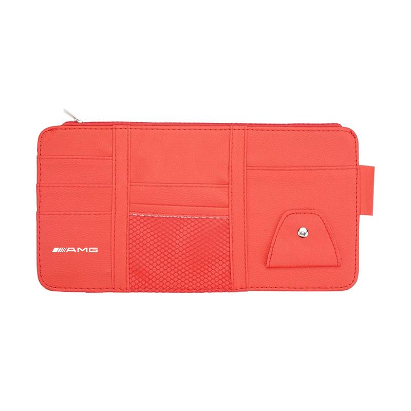 JBCR1 For Mercedes Benz AMG Car Sun Visor Organizer Multi-Pocket Accessories Car Decal W214 W205 W204 W206 W213 W212 W211 W222 W221 W1
