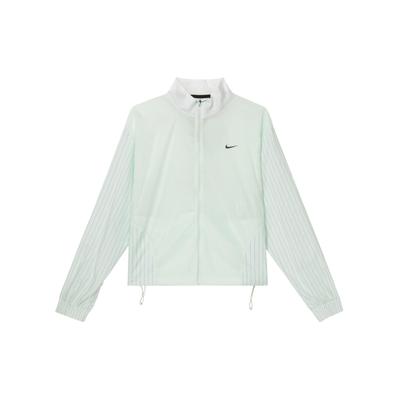 Женская куртка с воротником-стойкой, застежкой-молнией и логотипом, длинный рукав, светло-зеленая FN2720-394