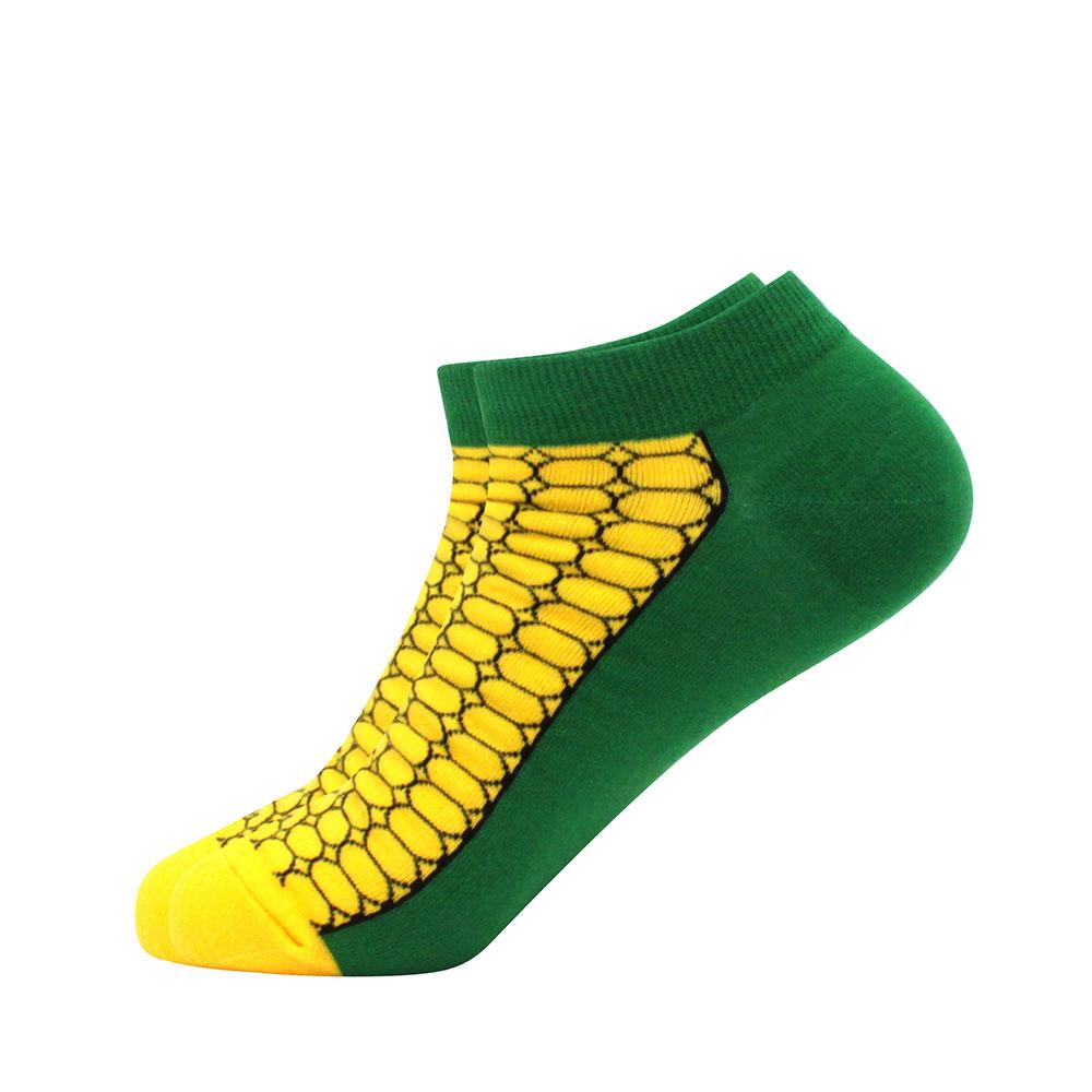 Носки мужские, новейший дизайн, короткие летние носки, качественные деловые, с геометрическим узором, цветные, мужские хлопковые носки