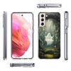 Милый Чехол-Призрак на Хэллоуин для Samsung Galaxy S25 Edge S24 S23 FE S21 S20 S10 Plus S22 S26 Ultra Чехол Прозрачные Чехлы ТПУ Capa
