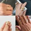 Lemegeton Персонализированное арабское кольцо с именем для женщин, индивидуальное кольцо на палец, регулируемые аксессуары из нержавеющей стали, подарок на день рождения