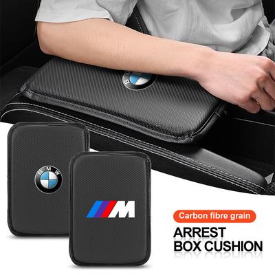 Коврики для подлокотника автомобиля Кожаные накладки на центральную консоль Аксессуары для E46 E39 E90 E60 E36 F30 F10 E34 E30 F20 E92 M3 M4 M5 X6