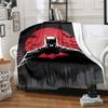 1pc Batman Red Moon Night Cartoon Blanket,Portable Throw for Travel & Camping, All Season Cozy Blanket,Ideal Gift