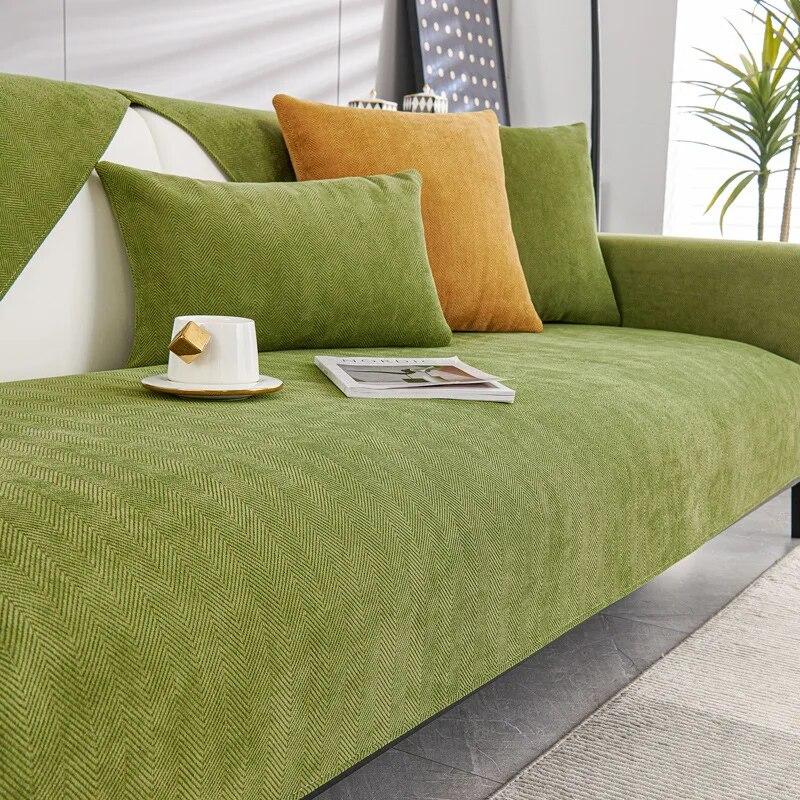 Подушка для дивана для гостиной, роскошный утолщенный нескользящий чехол для дивана, универсальный домашний пылезащитный чехол на четыре сезона, ткань для спинки, подлокотника