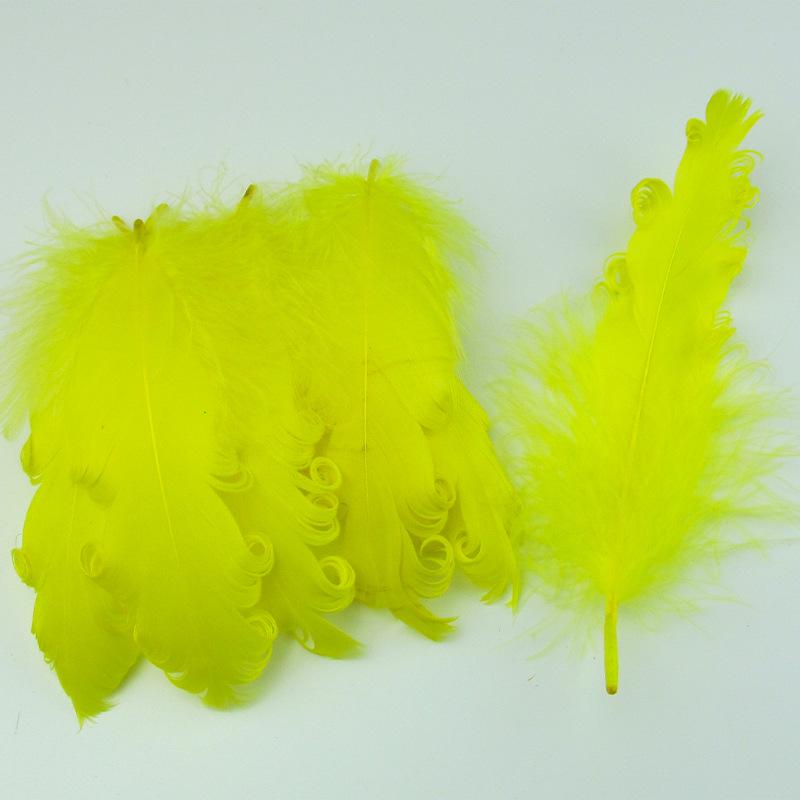 Аксессуары из белых больших вьющихся перьев своими руками для шляп, одежды и сумок