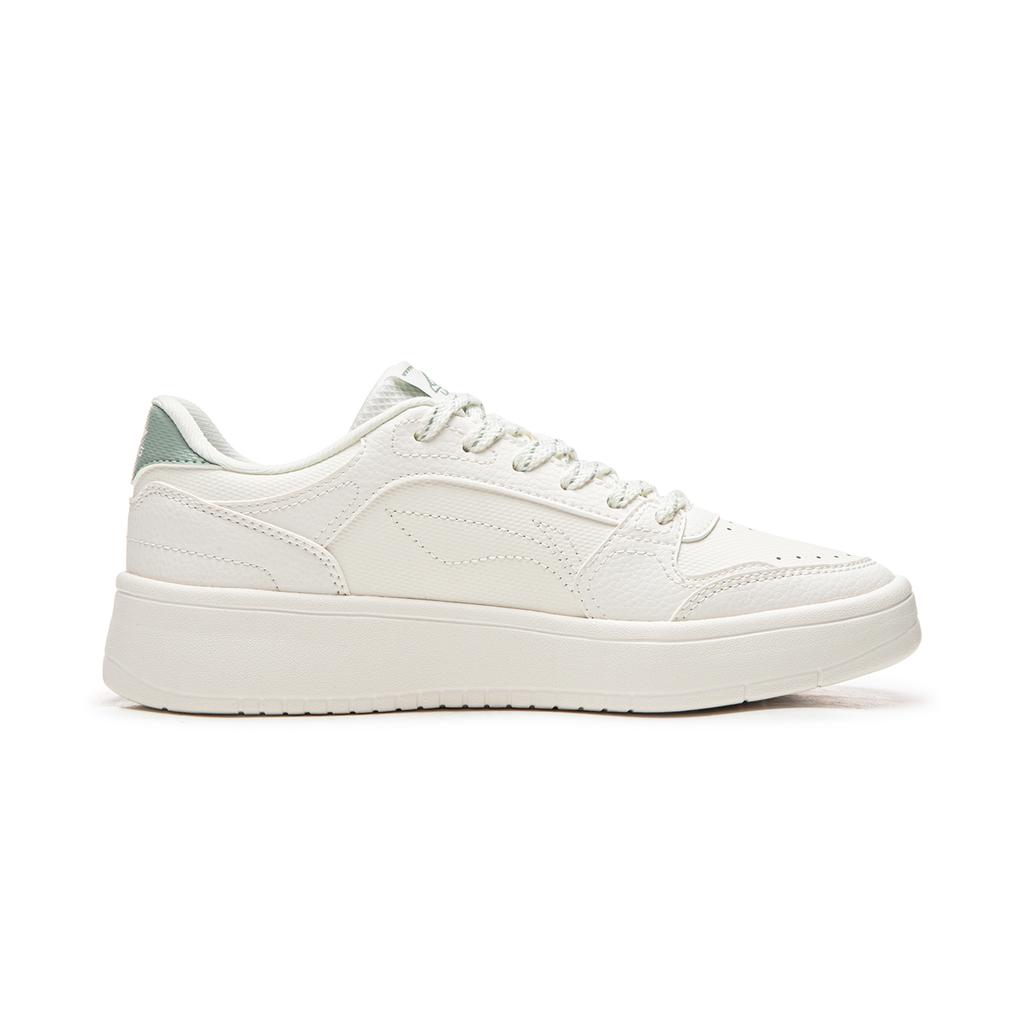 Li Ning Sycee V4 Low top Skateboard Shoes Women's White Green AGCW082-2