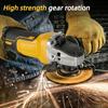 Angle Grinder Brushless Cutter 125mm Lithium Electric Angle Grinder Polishing Machine DIY Power Tool for DEWALT Battery
