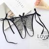 Sexy Panties Lingerie Women Open Crotch G-String Thong Embroidery Underwear Female Underpants K83