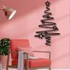 Metal Christmas Tree Wall Art Rust-Resistant Christmas Tree Line Handicrafts