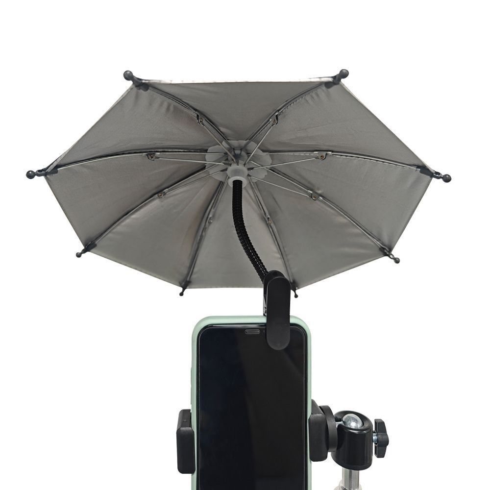 With Clip Sunshade Phone Umbrella Anti-Glare Phone Fixed Clip Phone Water-Resistant Umbrella  Bike