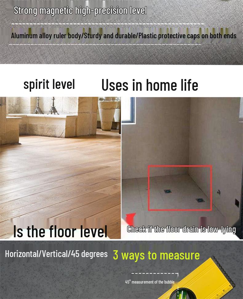 Строительный уровень для вертикальной и горизонтальной разметки для внутренней отделки