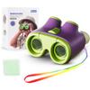 Cute Portable Binoculars for Kid Toddlers 3x-6x Adjustable Magnification Telescope Lightweight Soft Rubber Eyepiece Binoculars