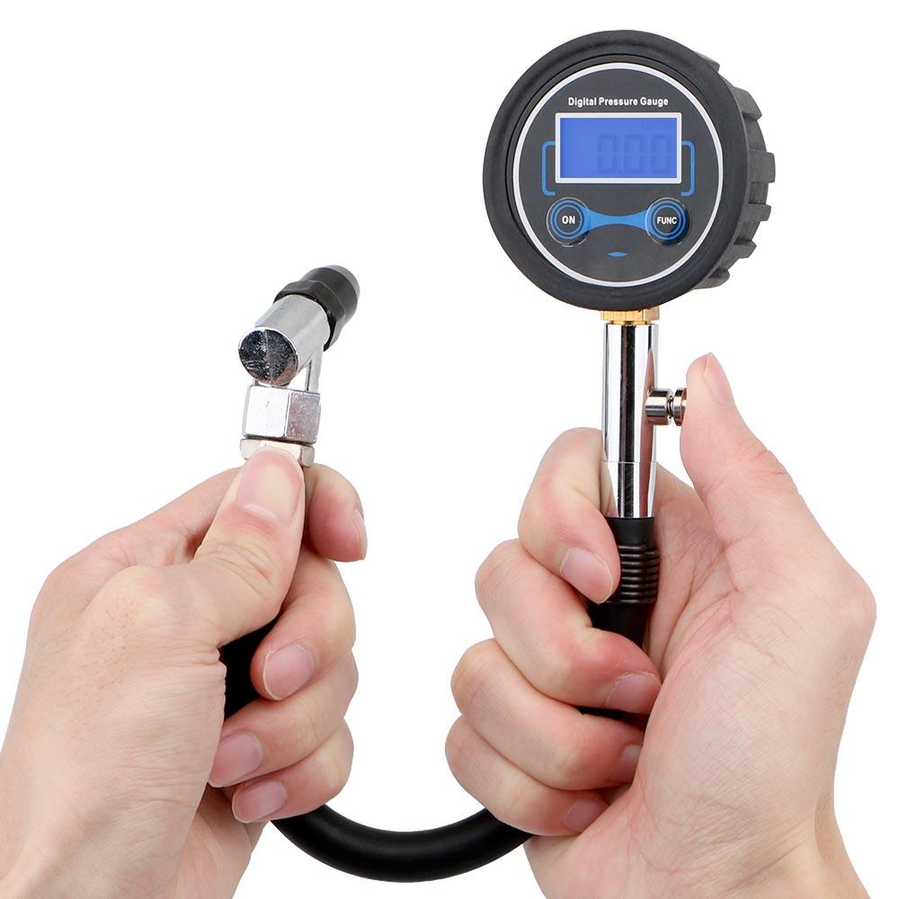 Tester Monitoring System Auto Tire Pressure Gauge High Precision LCD Display Tire Repair Tools Digital Tire Tester