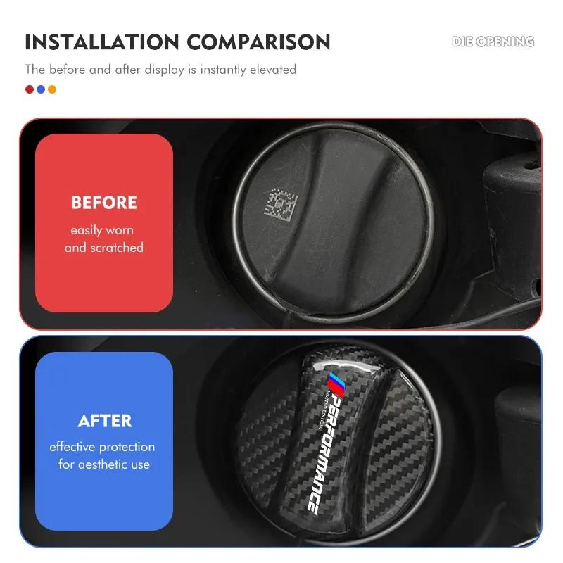 2025 New Car Carbon Fiber Fuel Tank Cap Oil Filler Cover Accessories For BMW X1 X2 X3 X4 X5 X6 X7 G20 G30 6GT E46 E90 E60 F10 E3