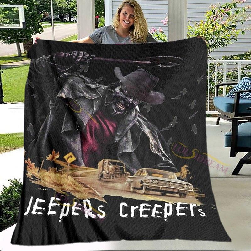 Jeepers Creepers Queen Size одеяло супер мягкое фланелевое одеяло пледы одеяла домашний декор дом офис легкий диван ворс