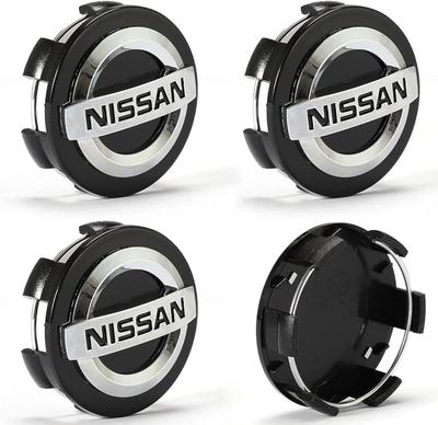 Комплект из 4 колпачков ступицы Emuia для автомобилей Nissan, Совместим с 2,4 дюйма