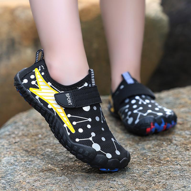 Детская обувь для воды Студенческая босоногая Быстросохнущая пляжная обувь для плавания Аквашузы Для фитнеса в помещении Беговая обувь Летняя уличная